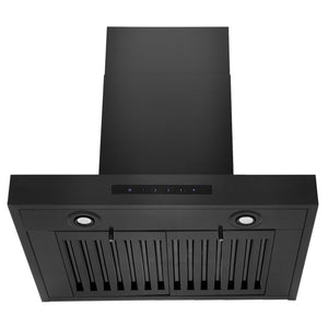 ZLINE - 36" Convertible Vent Wall Mount Range Hood in Black Stainless Steel (BSKEN-36)