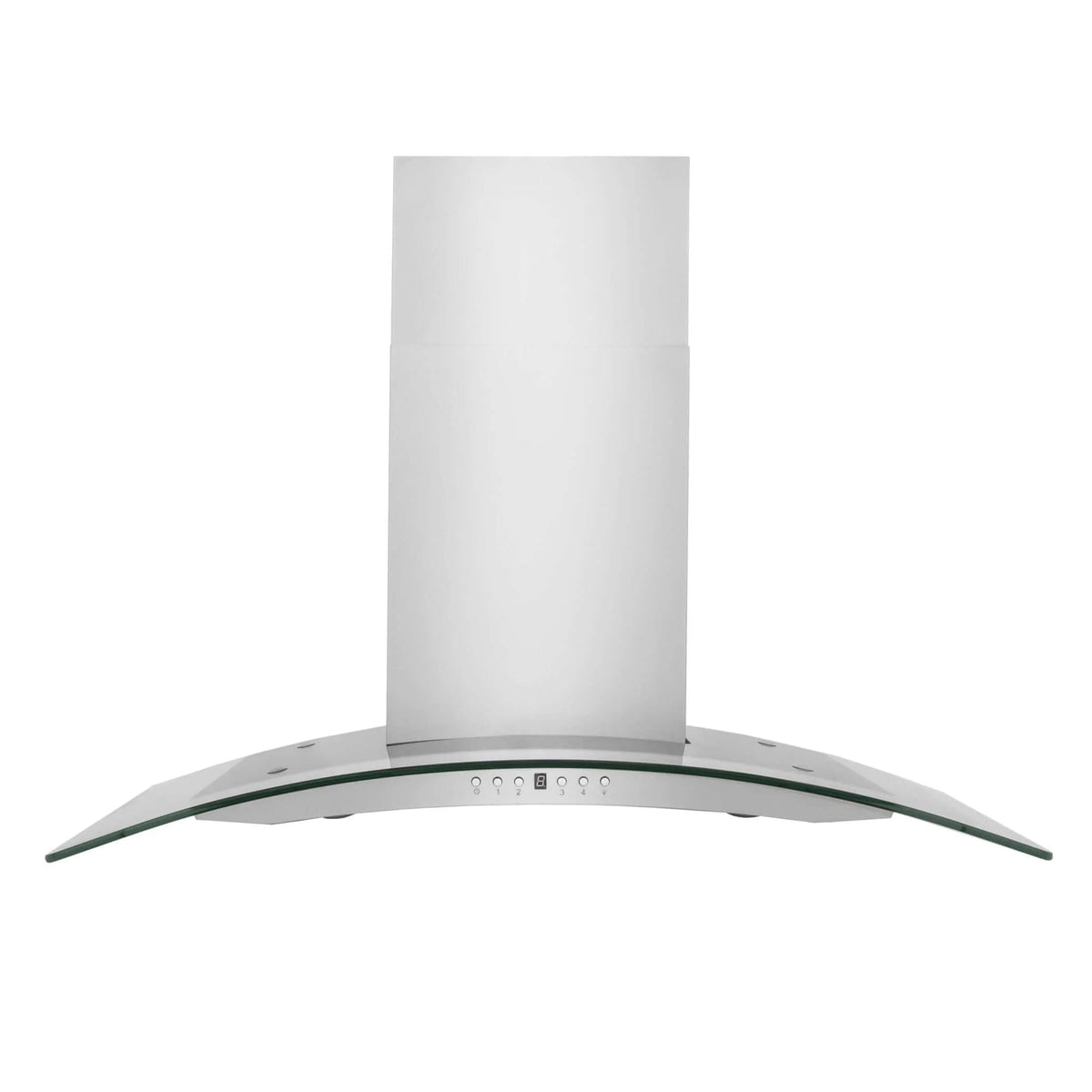 ZLINE - 48&quot; Convertible Vent Convertible Vent Wall Mount Range Hood in Stainless Steel &amp; Glass (KN4-48)