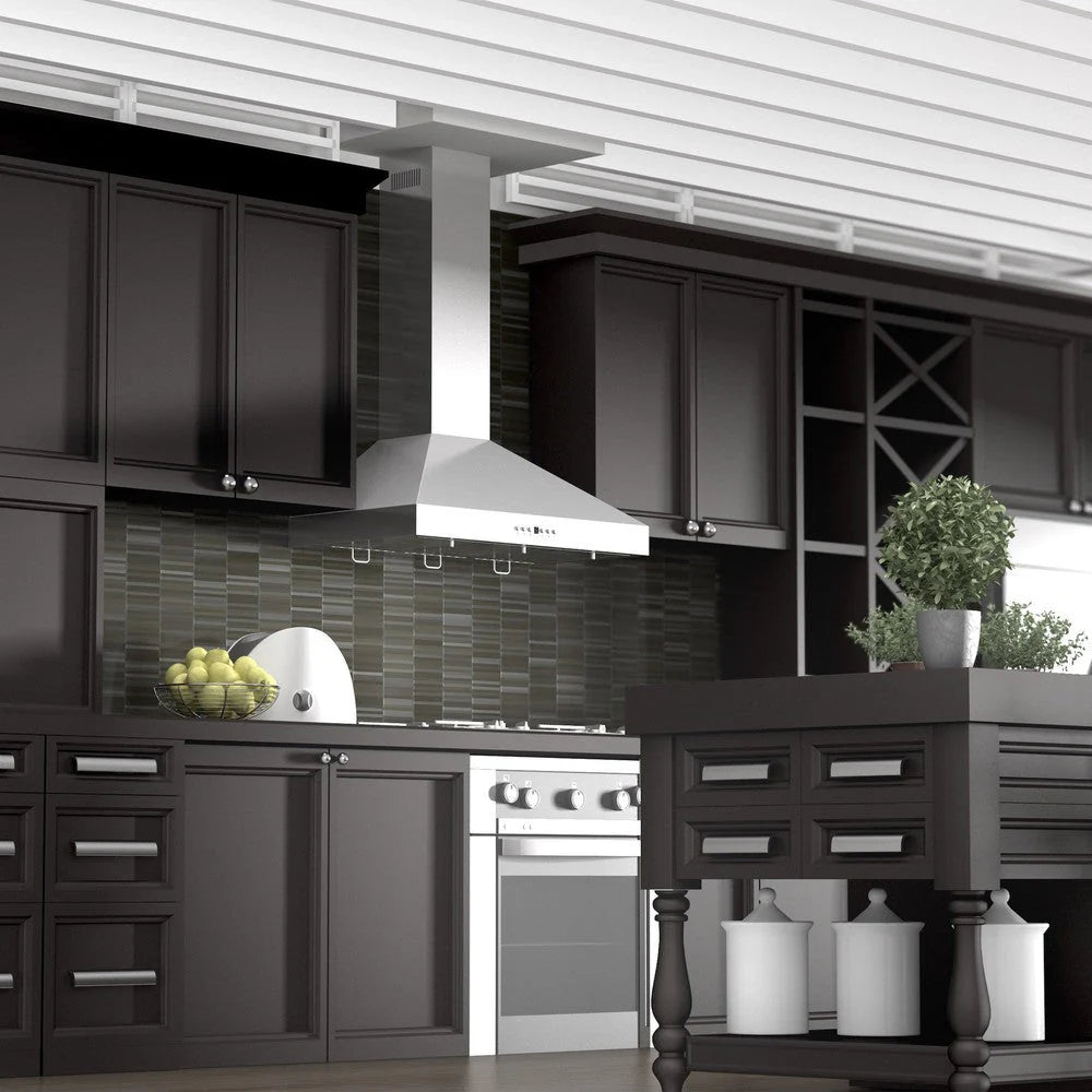ZLINE - 48&quot; Convertible Vent Convertible Vent Wall Mount Range Hood in Stainless Steel (KL3-48)