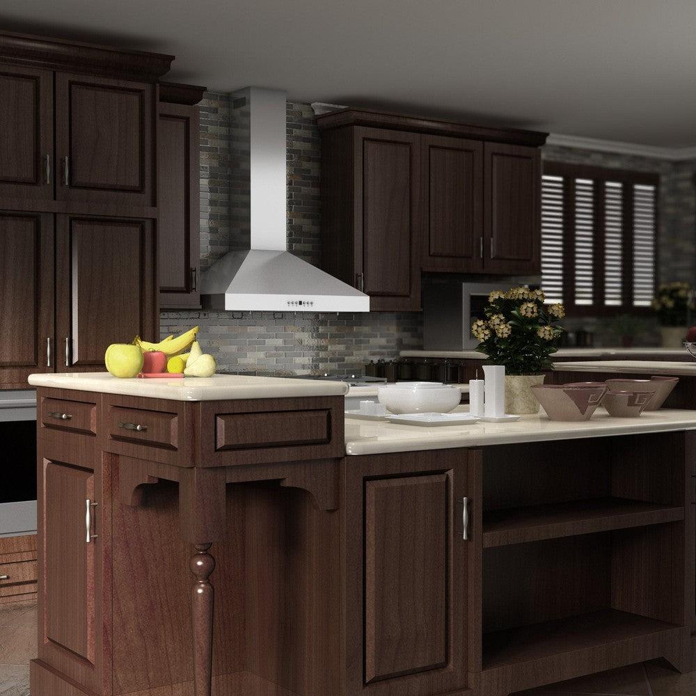 ZLINE - 48&quot; Convertible Vent Convertible Vent Wall Mount Range Hood in Stainless Steel (KL3-48)