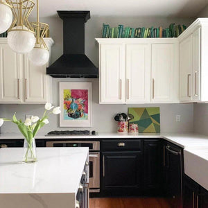 ZLINE - 36" Convertible Vent Wooden Wall Mount Range Hood in Black