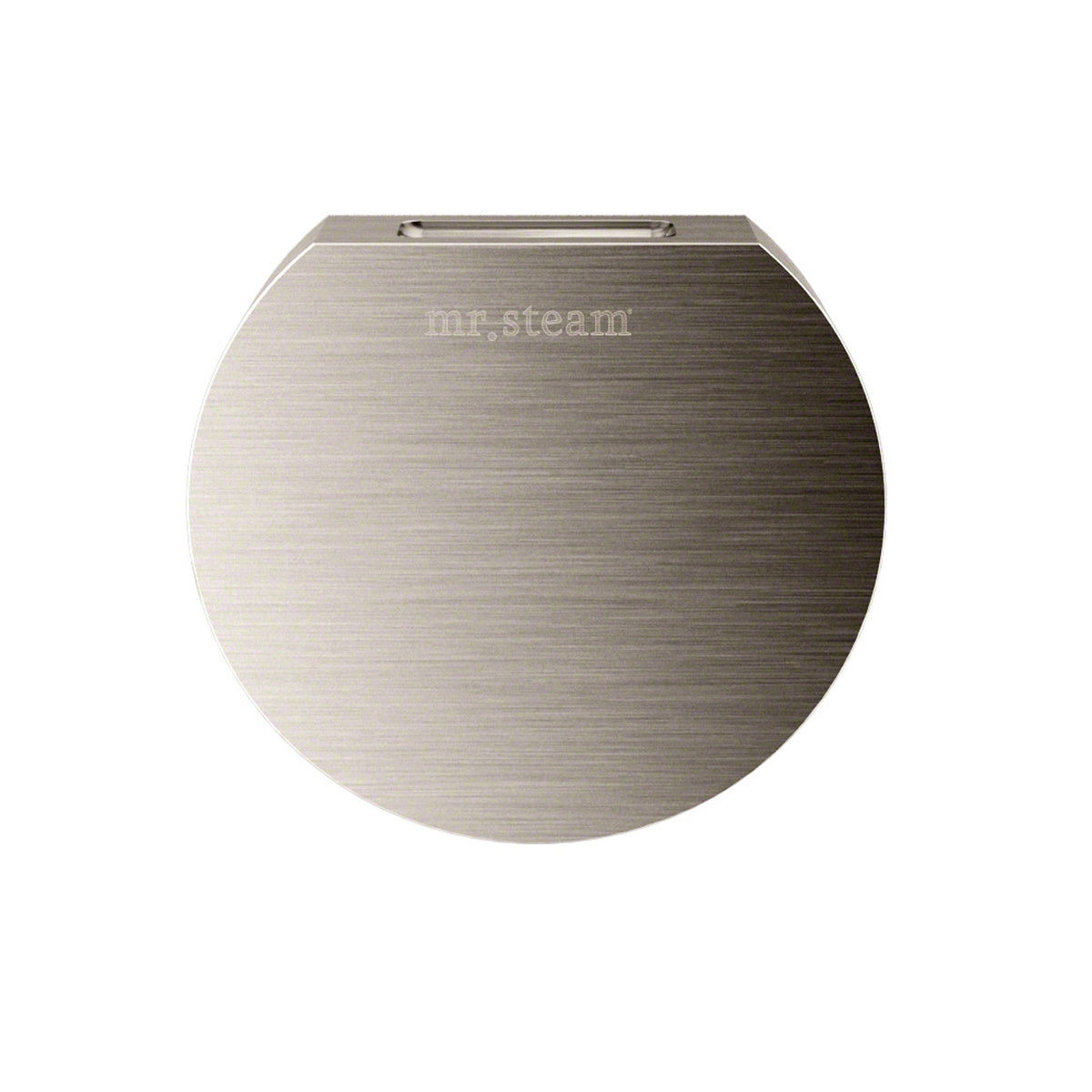 MrSteam - Aroma Designer 3 in. W. Steamhead with AromaTherapy Reservoir in Round Brushed Nickel
