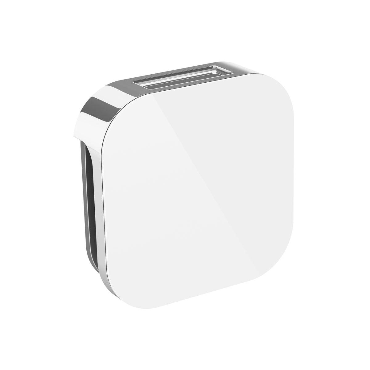 MrSteam - Aroma Glass 3 in. W. Steamhead with AromaTherapy Reservoir in White Polished Chrome