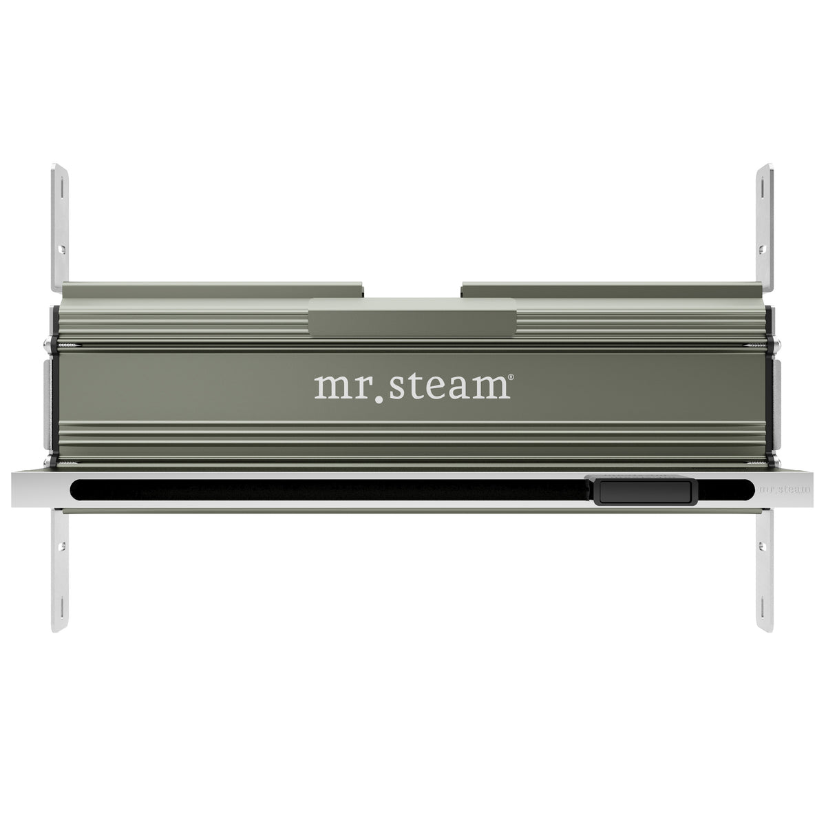 MrSteam - Linear 27 in. W. Steamhead with AromaTherapy Reservoir in Aluminum