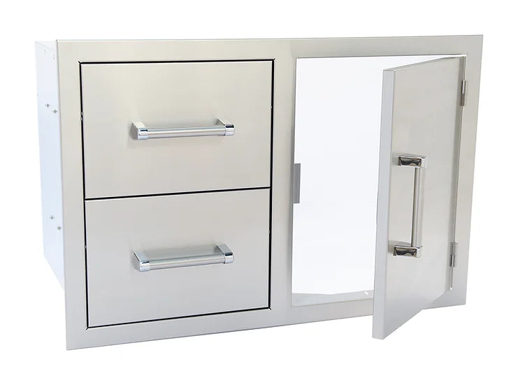 KoKoMo - Outdoor Kitchen Two Drawer &amp; One Door Combo