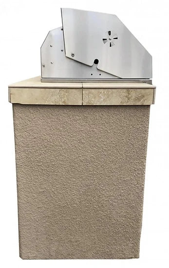 KoKoMo - St. Martin 4&#39; Charcoal Built In BBQ Island