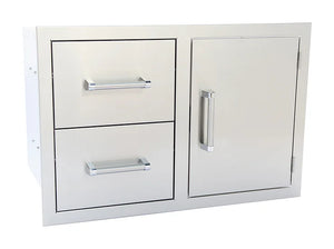 KoKoMo - Outdoor Kitchen Two Drawer & One Door Combo
