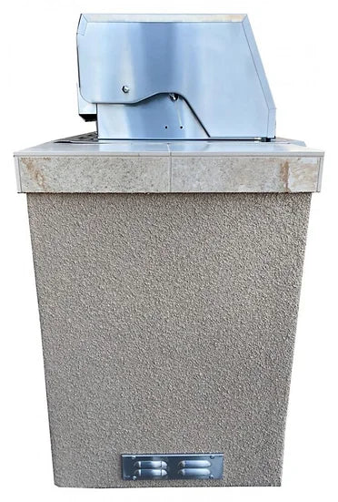 KoKoMo - Cayman 5&#39; BBQ Island with 4 Burner Built In BBQ Grill