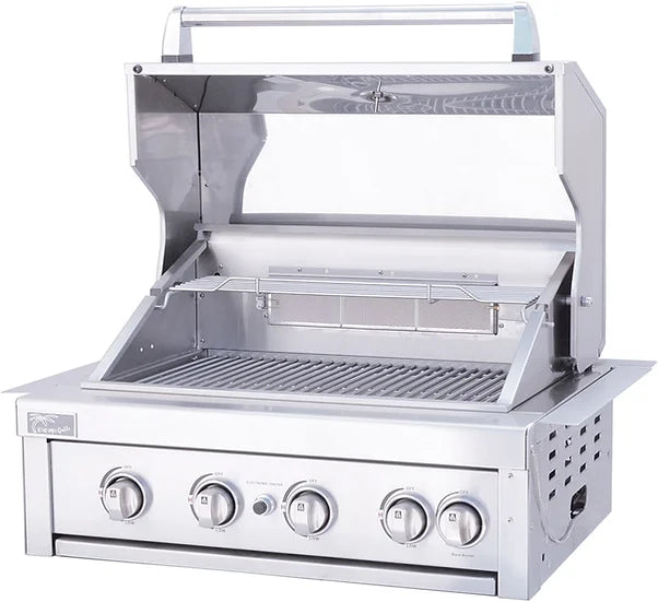 KoKoMo - Cayman 5&#39; BBQ Island with 4 Burner Built In BBQ Grill