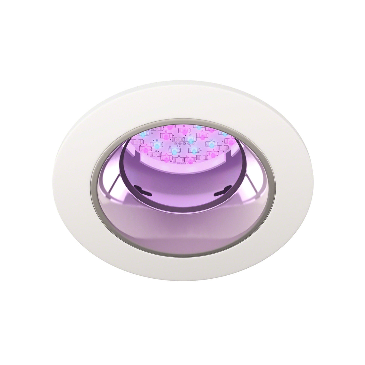 MrSteam - 15 in. W. ChromaTherapy Light with LED Clusters in Recessed White