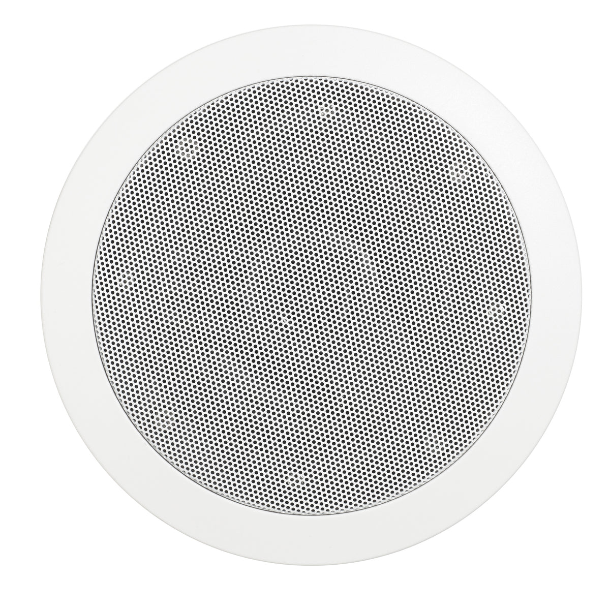 MrSteam - 6.5 in. W. MusicTherapy Speaker in Round White