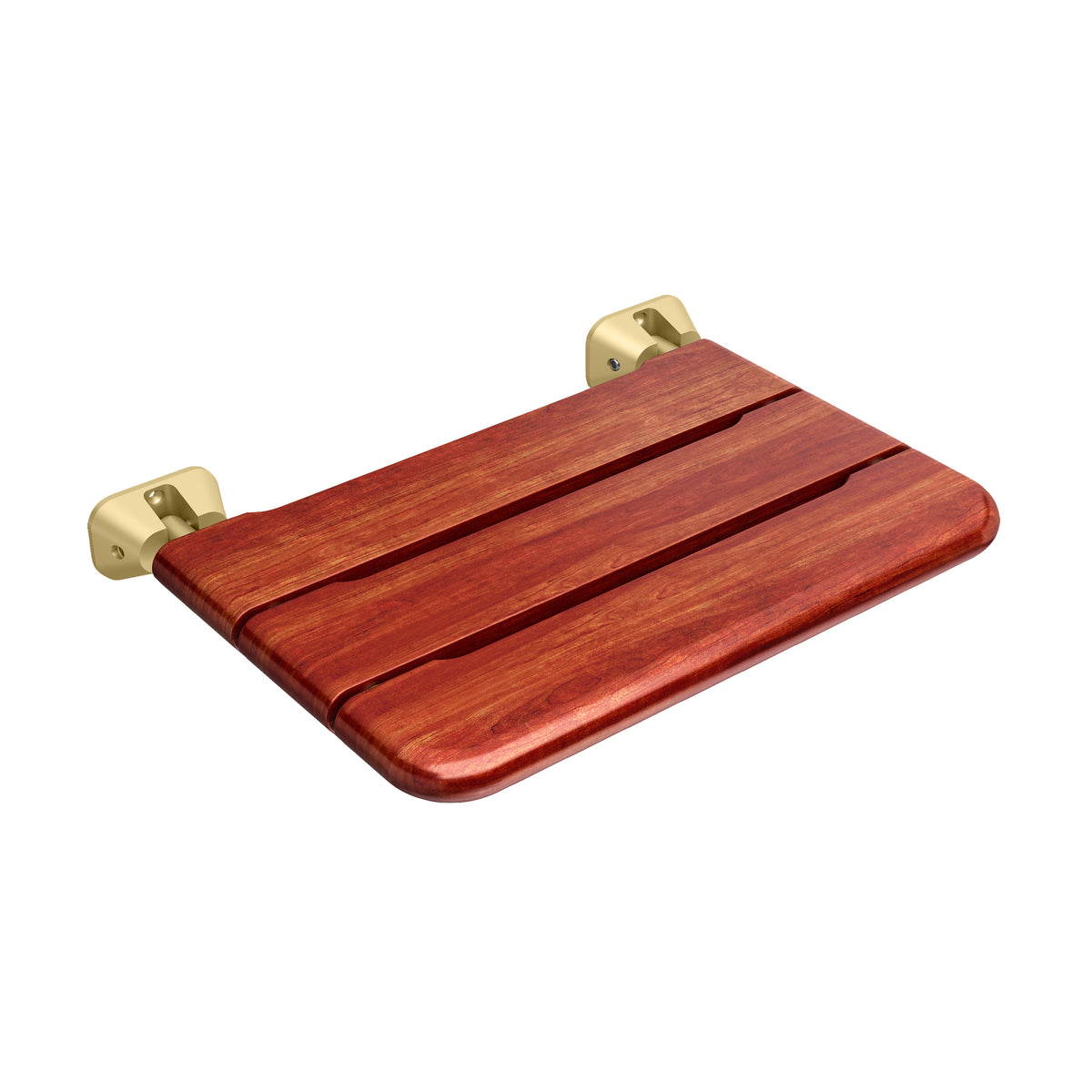 MrSteam - MS 19.75 in. W. Wallseat in Satin Brass