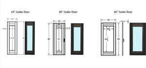 Scandia MFG - Sauna Door Hand Finished