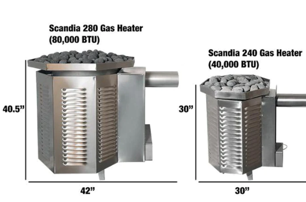 Scandia MFG - 40K BTU Gas Sauna Heater