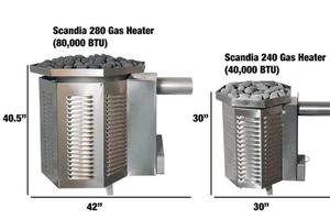 Scandia MFG - 80K BTU Gas Sauna Heater