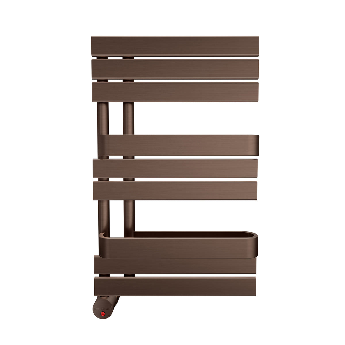 MrSteam - Tribeca 19.9 (in.) Wall-Mounted Towel Warmer in Brushed Bronze