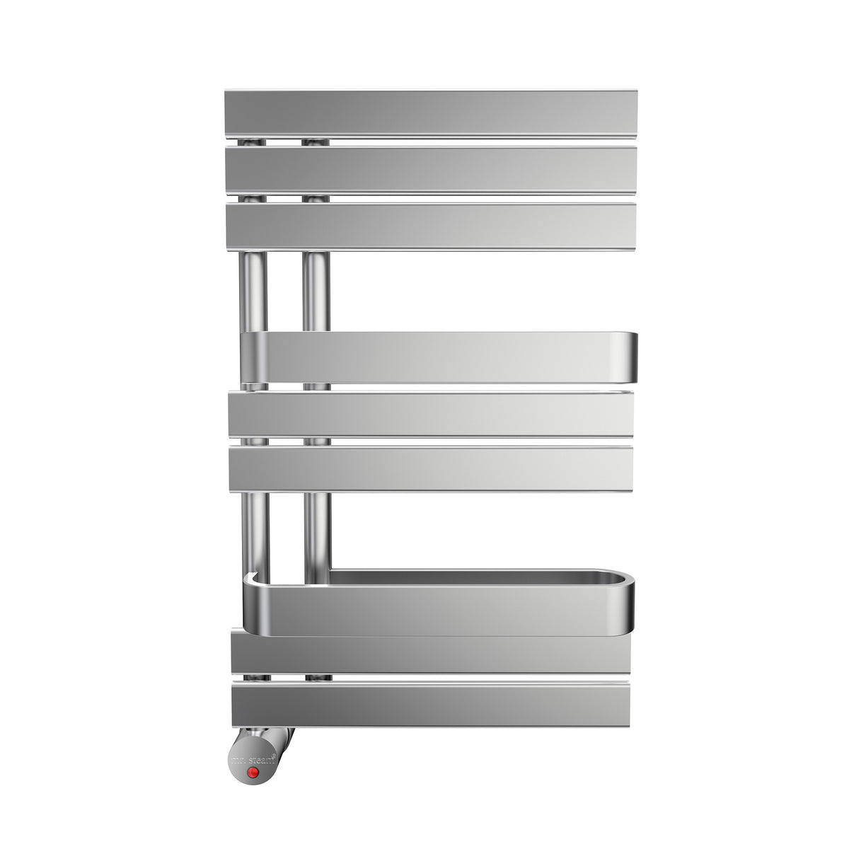 MrSteam - Tribeca 19.9 (in.) Wall-Mounted Towel Warmer in Brushed Nickel