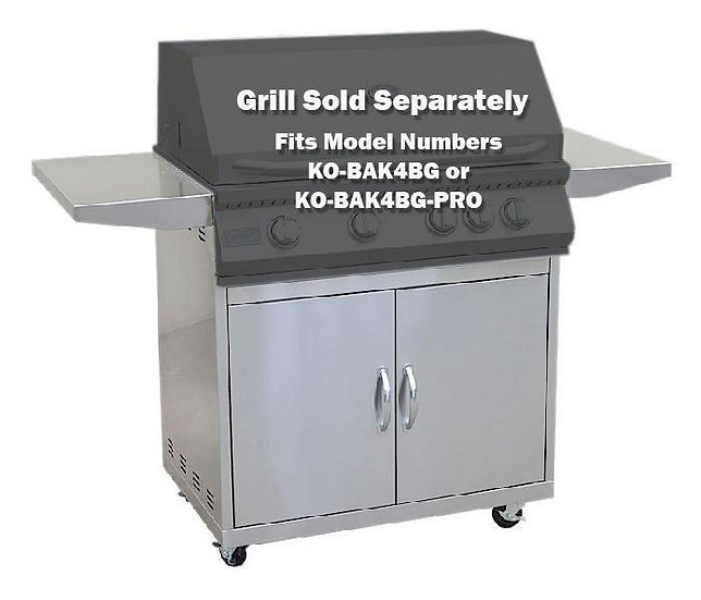 KoKoMo - 32&quot; Built in 4 Burner Grill