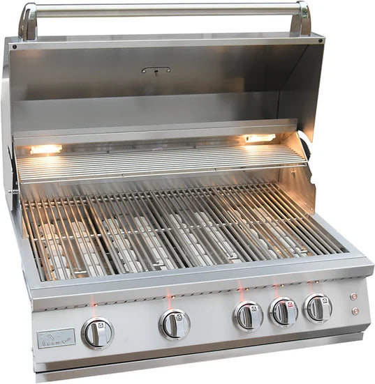 KoKoMo - 32&quot; Built in 4 Burner Professional Grill