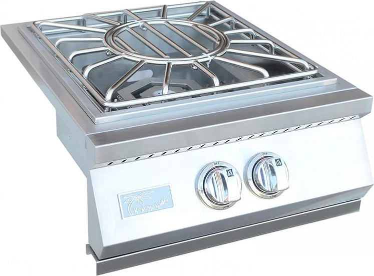 KoKoMo - Power Side Burner with Removable Grate for Wok